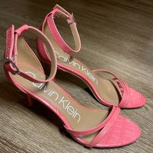 Calvin Klein pink heels